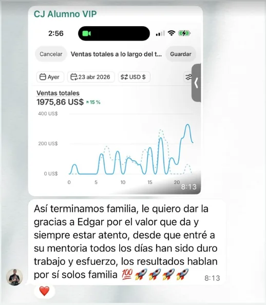 Resultado de CJ: 1.975$ en un día